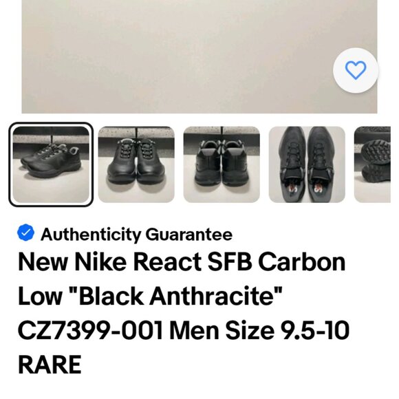 Men\'s Nike React SFB Carbon Low \